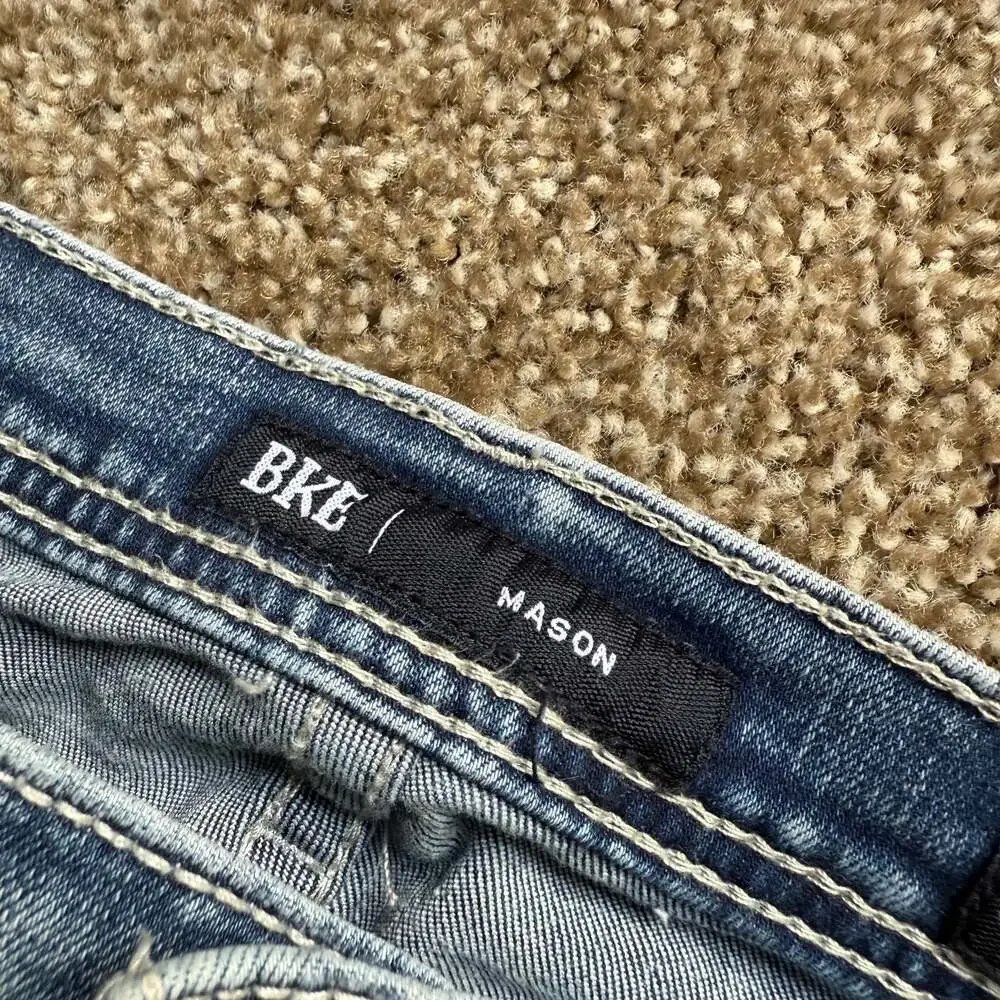 BKE Mason Straight Leg Blue Jeans (Size 34x30)